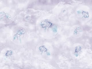 Fototapeta Ryby wśród chmur na niebie
