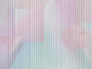 Fototapeta Geometryczne kształty w pastelach