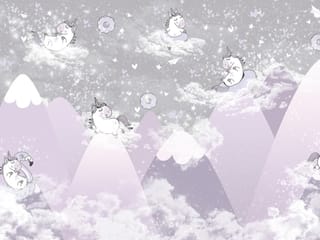 Fototapeta Jednorożce w chmurach