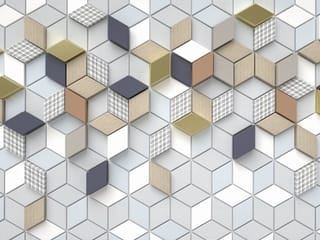 Fototapeta Geometryczny wzór z sześcianów