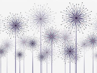 Fototapeta Abstrakcyjne kwiaty dmuchawce ( kod: 25473 ) Fototapeta Abstrakcyjne kwiaty dmuchawce