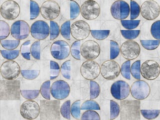 Fototapeta Geometryczne wzory z okręgami