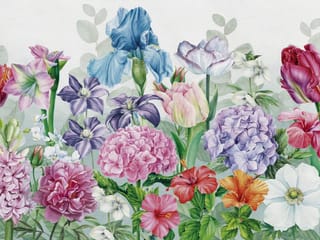 Fototapeta Egzotyczne kwiaty w ogrodzie