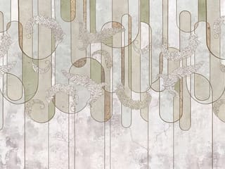 Fototapeta Ornamenty roślinne na pasach