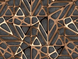 Fototapeta Geometryczny wzór z brązowych linii