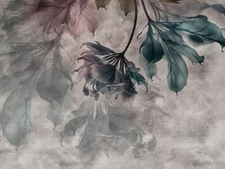 Fototapeta Egzotyczne liście i kwiaty ( kod: 26813 ) Fototapeta Egzotyczne liście i kwiaty