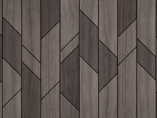 Fototapeta Geometryczne wzory na drewnie