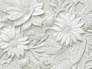 Fototapeta Reliefowe kwiaty w 3D