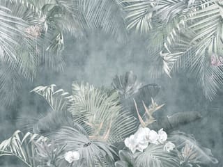 Fototapeta Tropikalna Dżungla z Orchideami