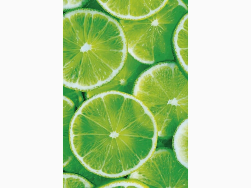 Fototapeta Plastry Zielonej Limonki na wymiar