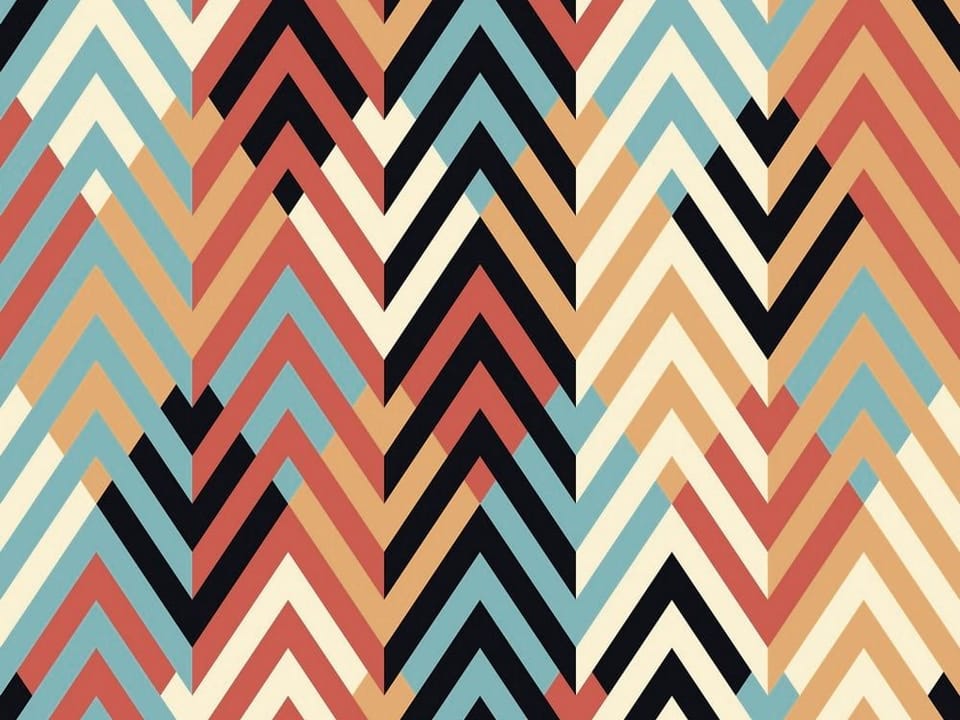 Fototapeta Geometryczny wzór w jodełkę