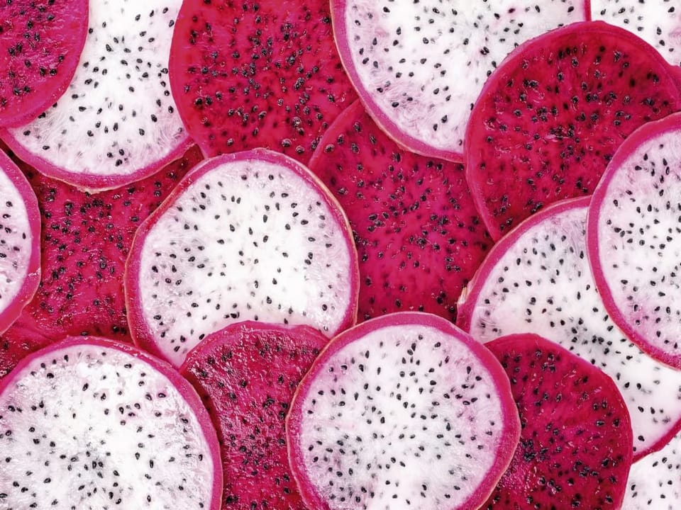 Fototapeta Plastry Smoczego Owocu