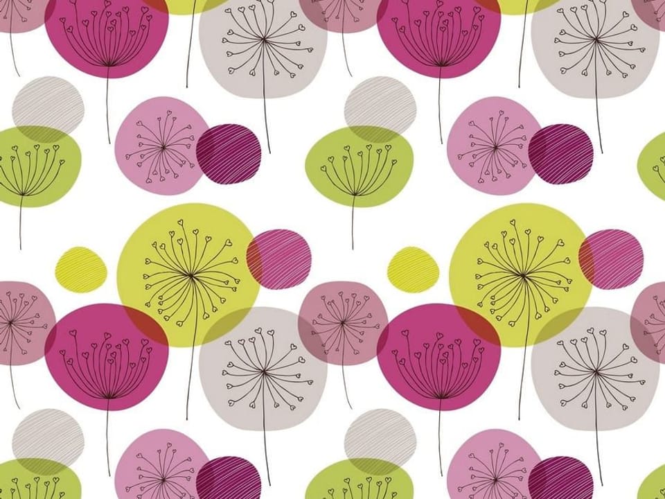 Fototapeta Kolorowe abstrakcyjne kwiaty