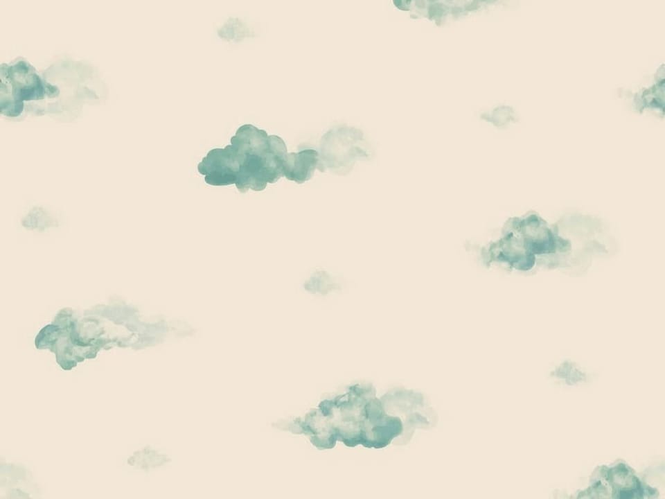 Fototapeta Chmury na jasnym tle