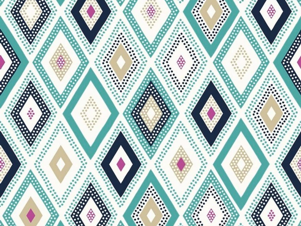 Fototapeta Geometryczne romby w kolorach