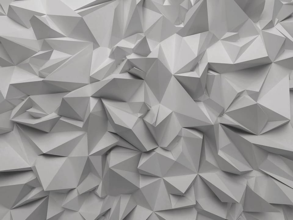 Fototapeta Geometryczne Formy w Szarościach