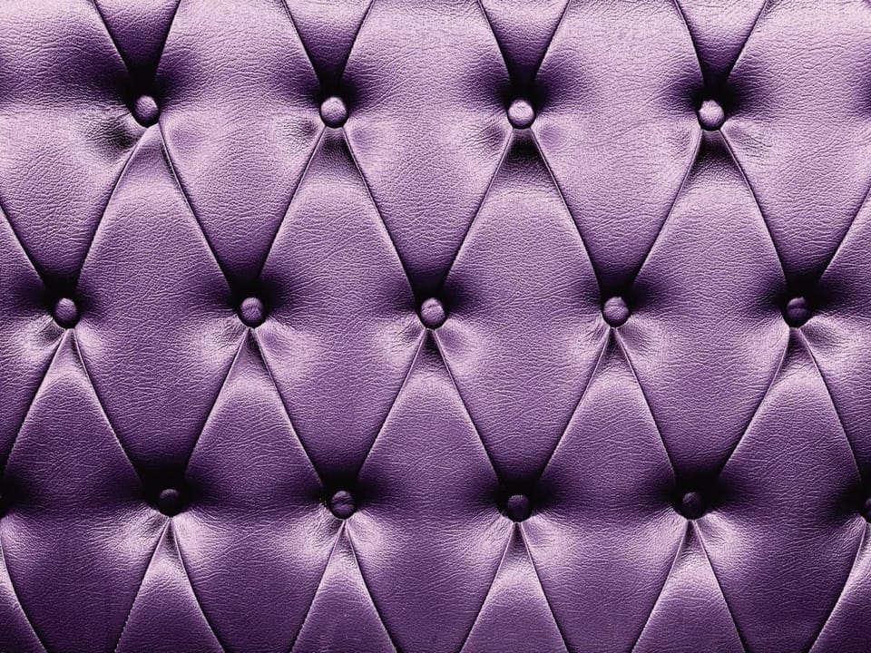 Fototapeta Fioletowa tapicerka z guzikami na wymiar
