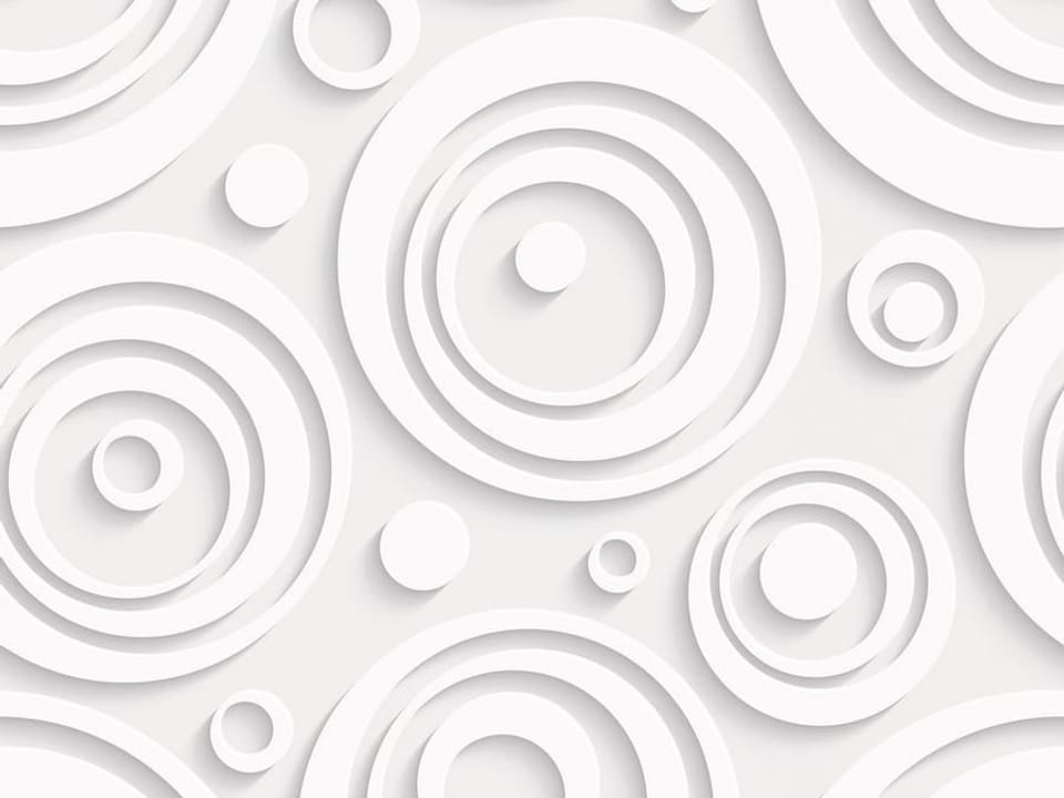 Fototapeta Koncentryczne Okręgi w Reliefie