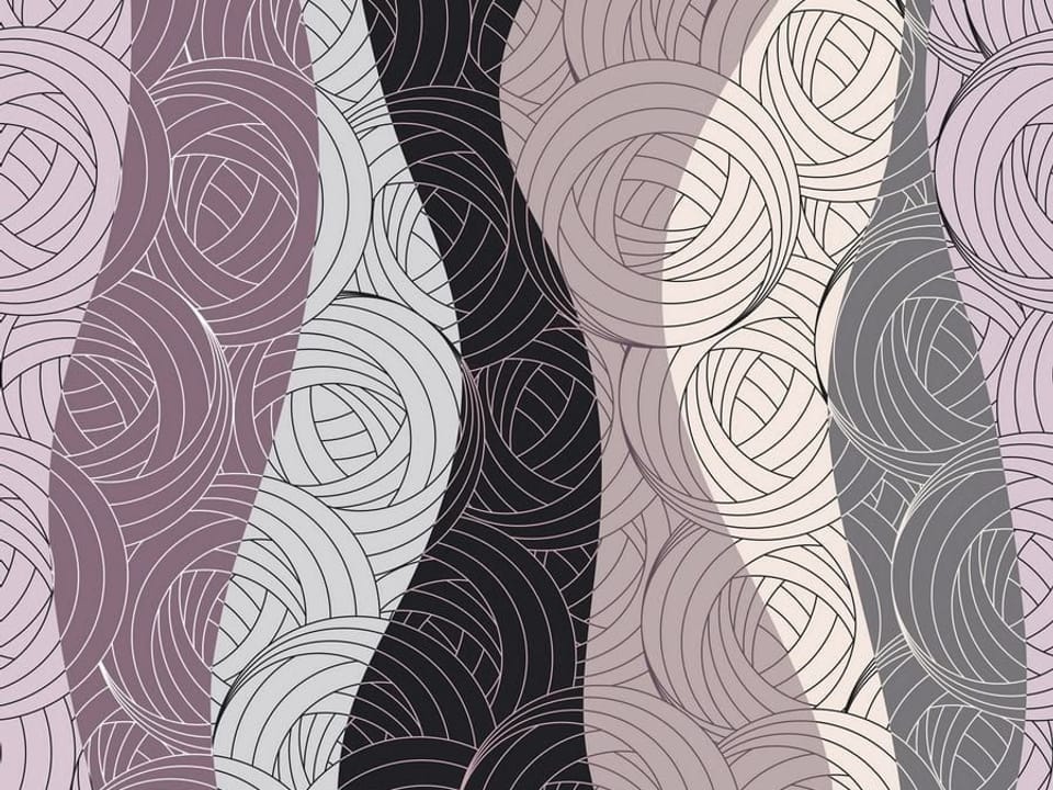 Fototapeta Geometryczny wzór z okręgami na wymiar