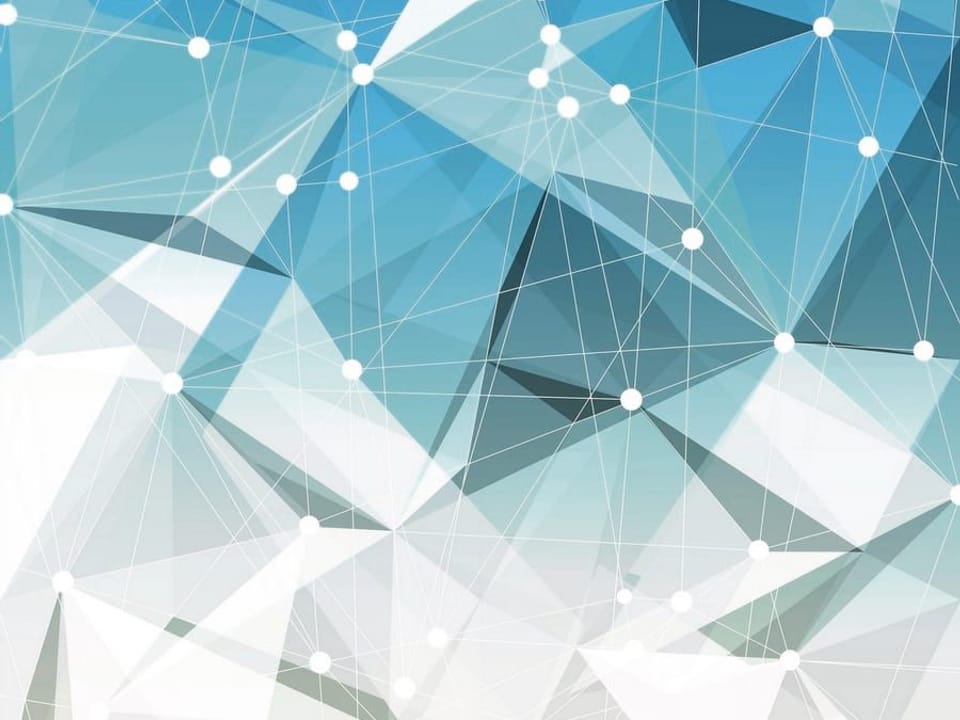 Fototapeta Geometryczne wzory z trójkątów