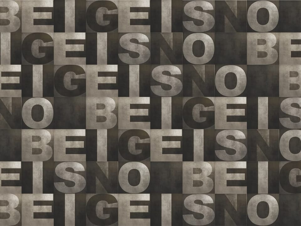 Fototapeta Typograficzny wzór literowy