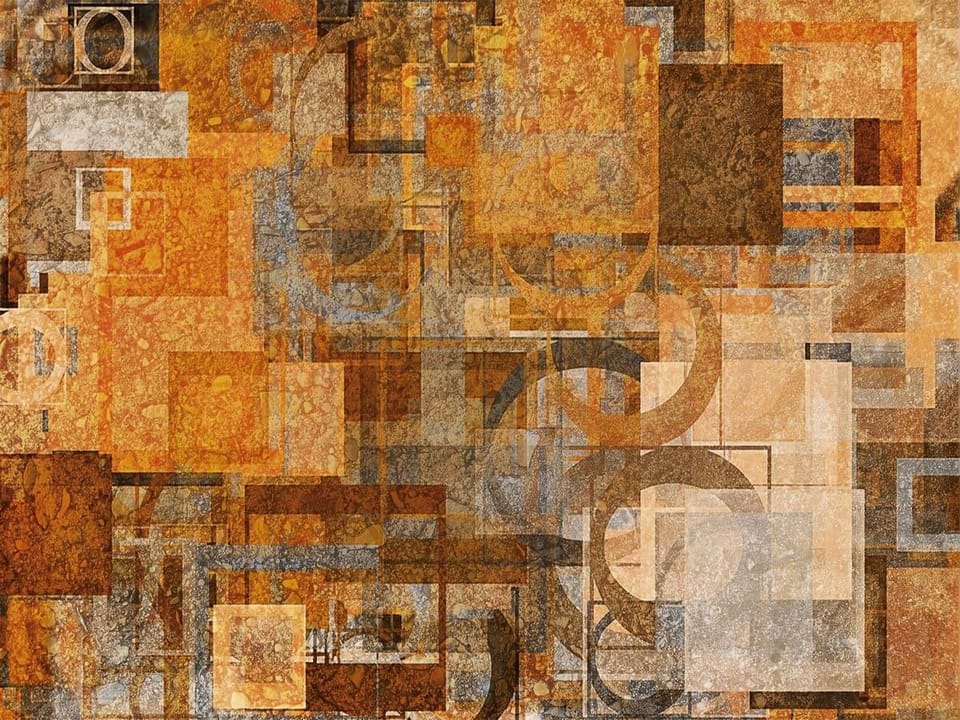 Fototapeta Geometryczne Kształty w Akwareli