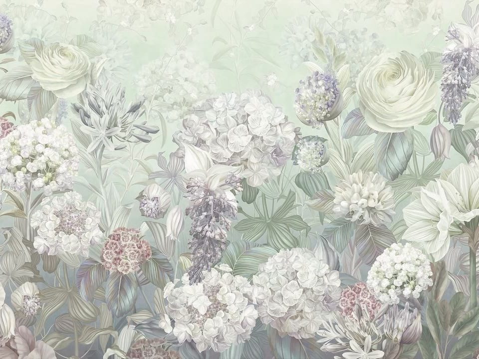 Fototapeta Pastelowe kwiaty polne