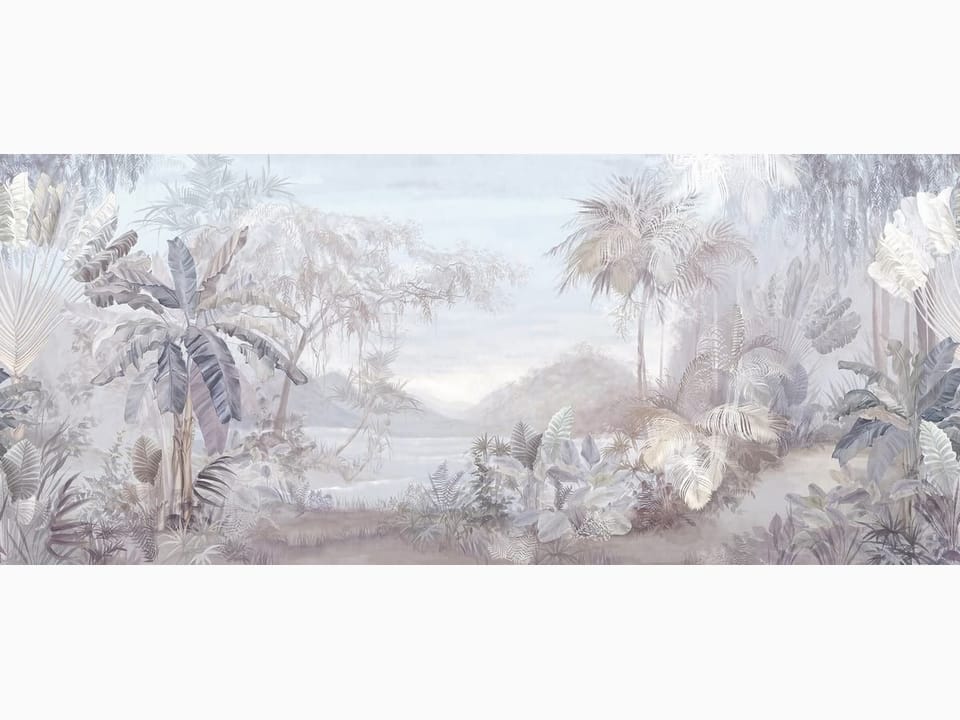 Fototapeta Tropikalna dżungla z palmami