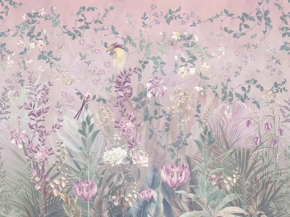 Fototapeta Kwiaty Polne w Pastelach