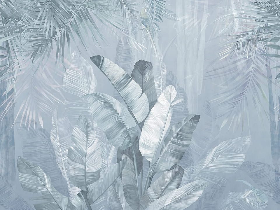 Fototapeta Tropikalne liście w harmonii