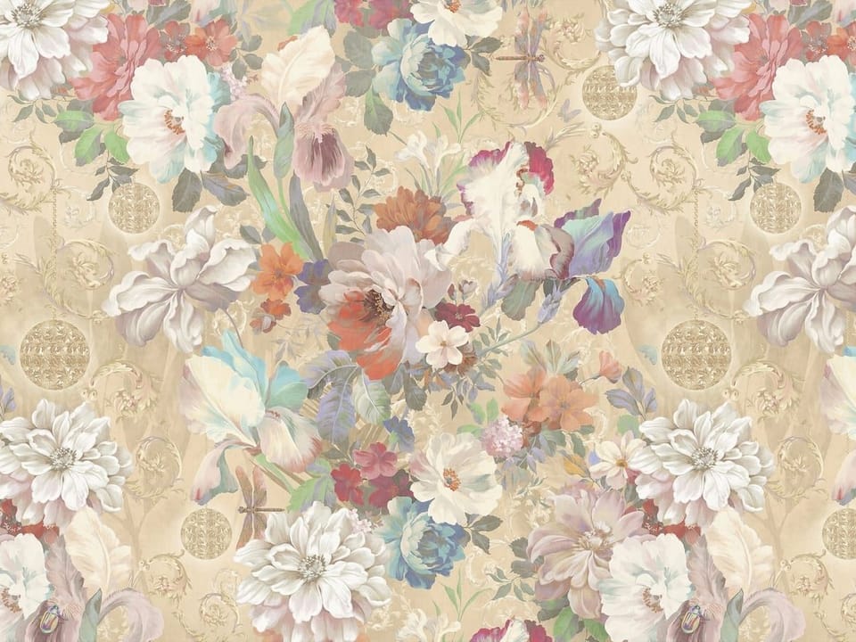 Fototapeta Kwiaty polne w stylu vintage