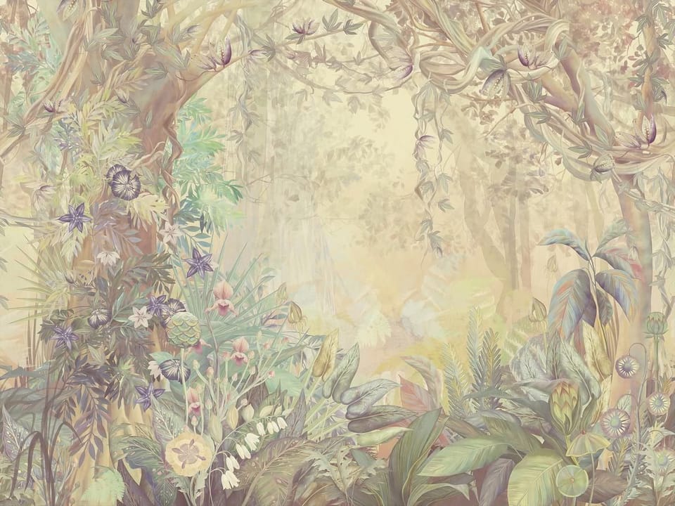 Fototapeta Dżungla z bujną roślinnością