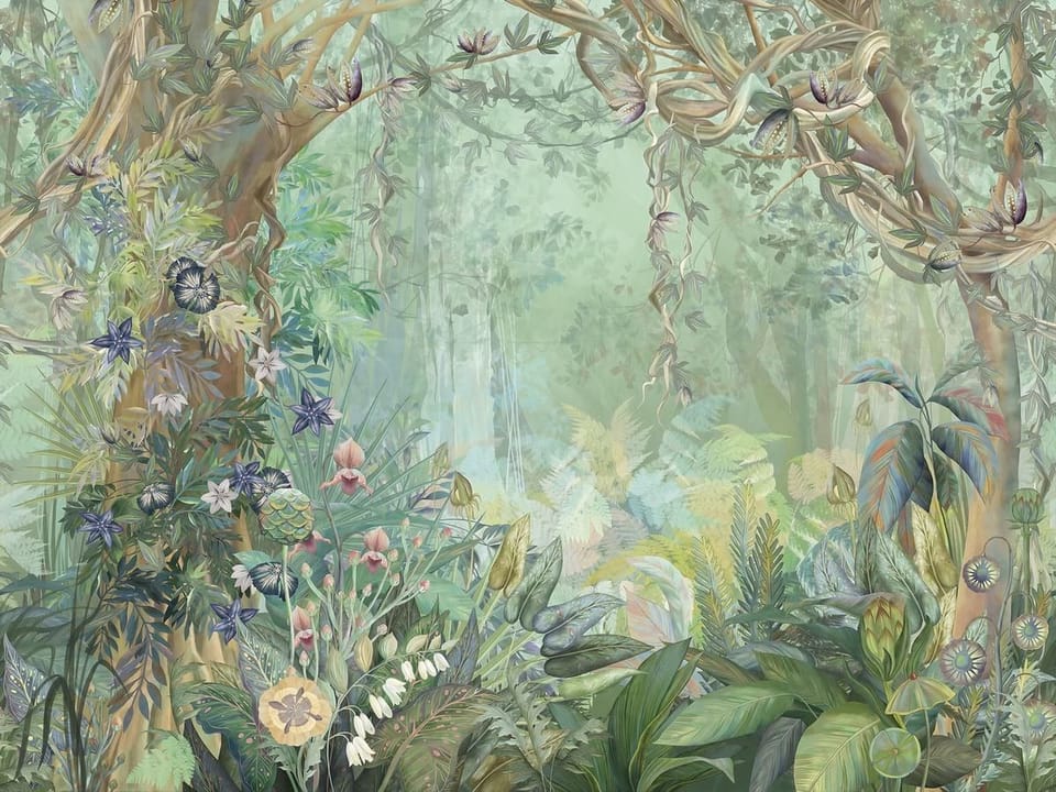 Fototapeta Tropikalna Dżungla z Roślinnością