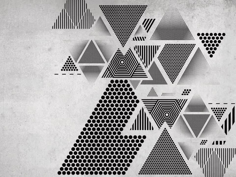 Fototapeta Geometryczne Trójkąty i Linie