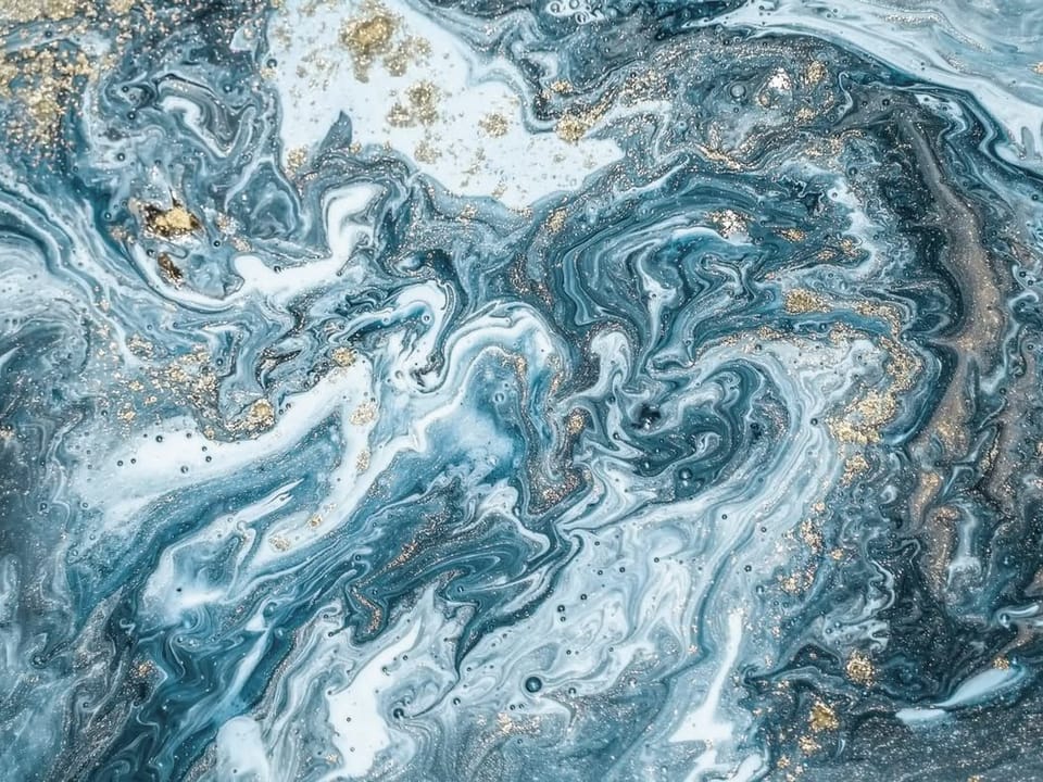 Fototapeta Abstrakcyjne Wzory w Niebieskim