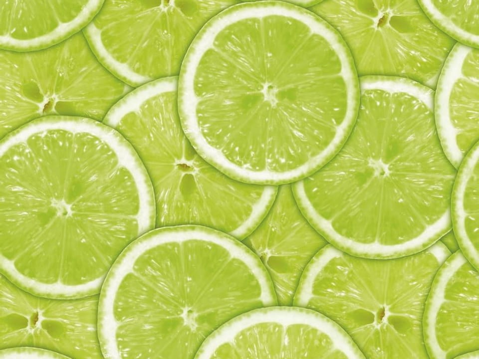 Fototapeta Plasterki Zielonej Limonki na wymiar
