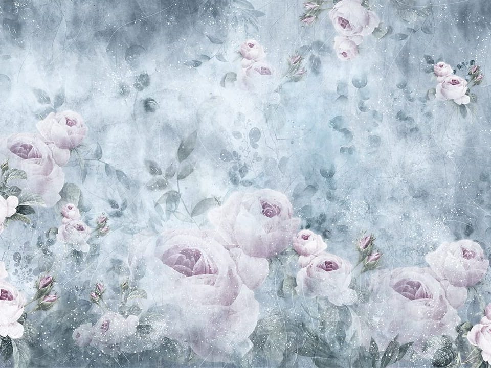 Fototapeta Pastelowe róże na subtelnym tle