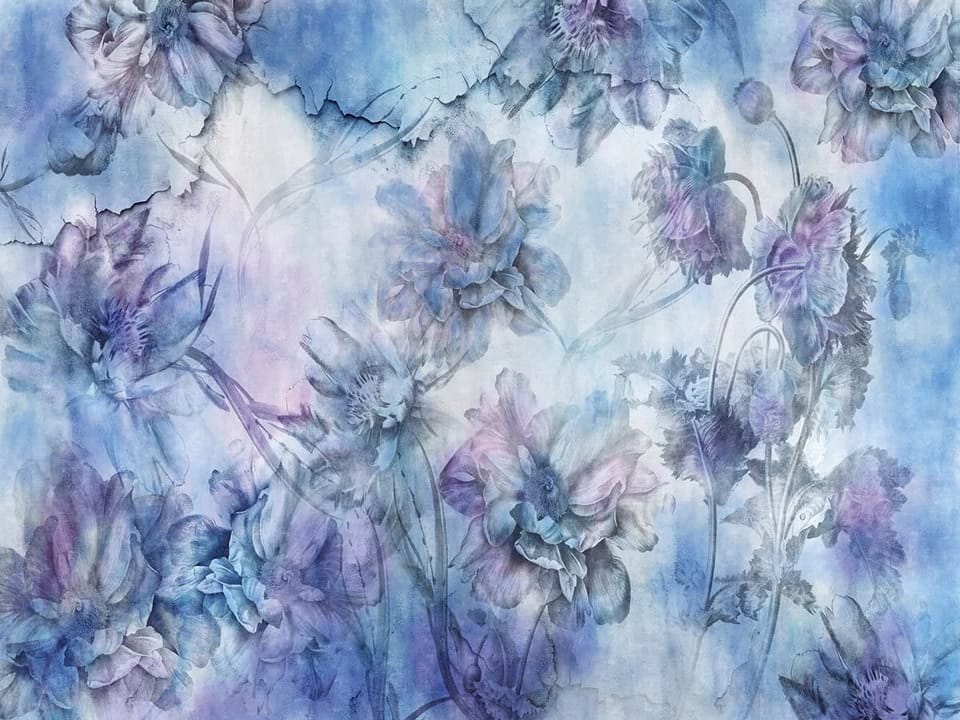 Fototapeta Pastelowe kwiaty w akwareli