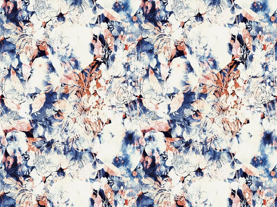 Fototapeta Abstrakcyjne Kwiatowe Wzory