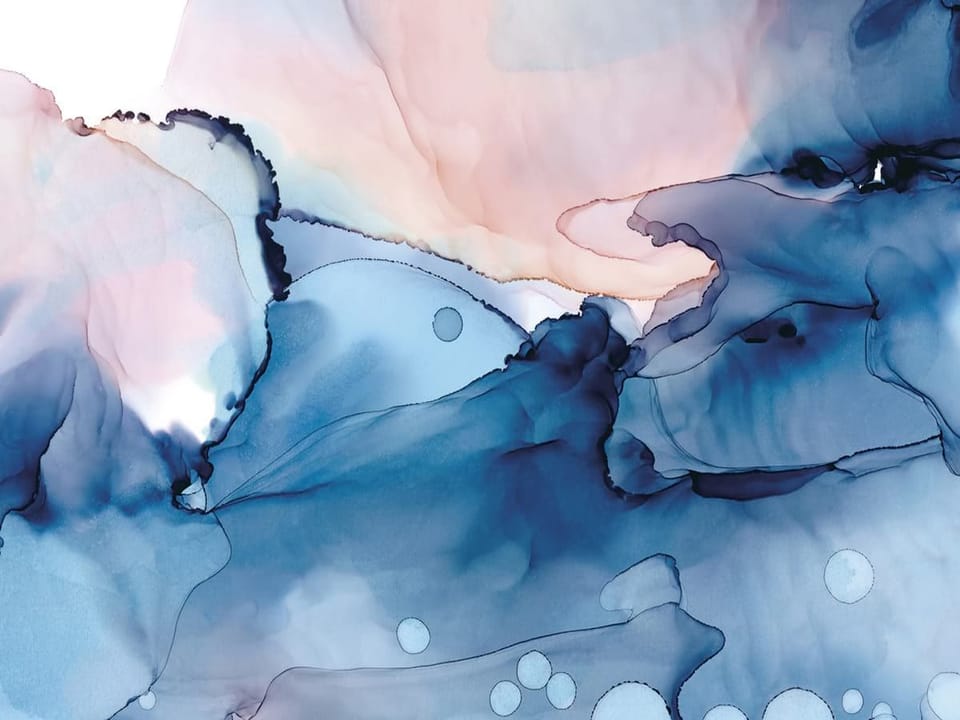 Fototapeta Abstrakcyjne Plamy Akwarelowe