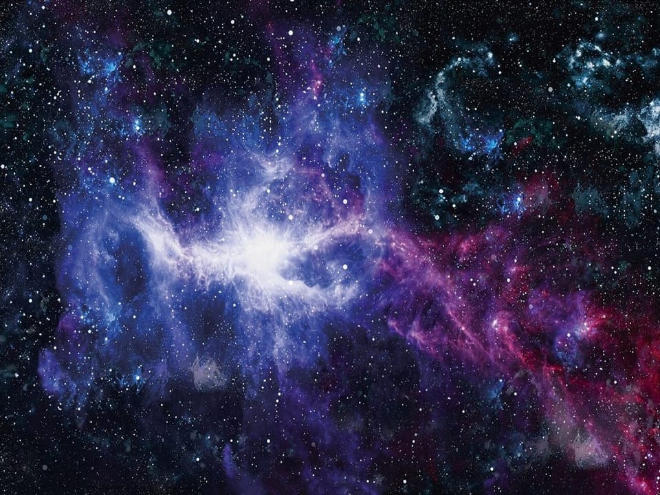 Fototapeta Kolorowa Mgławica w Kosmosie