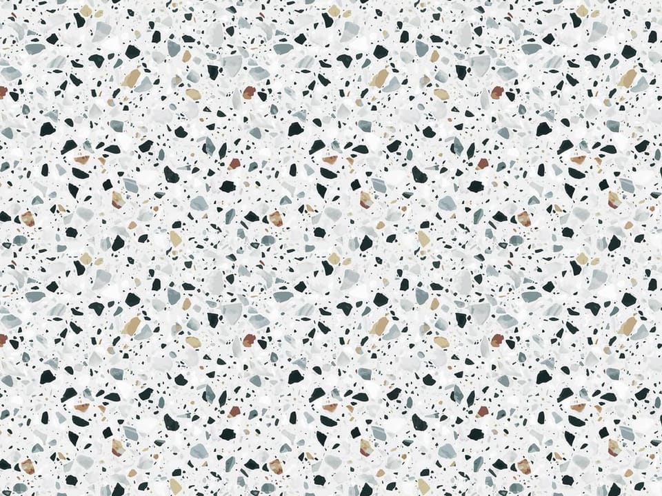 Fototapeta Terrazzo na białym tle