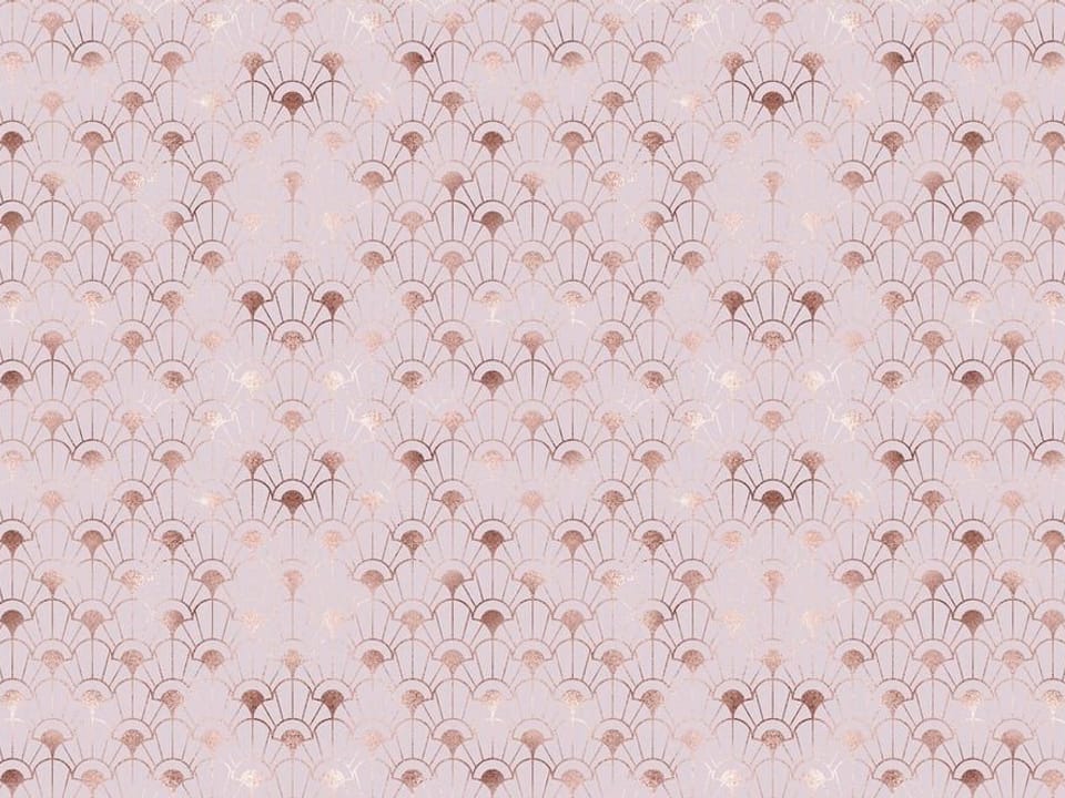 Fototapeta Art Deco Wachlarze na Jasnym Tle