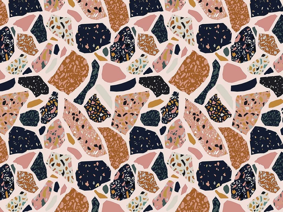 Fototapeta Kolorowe lastryko z abstrakcyjnym wzorem