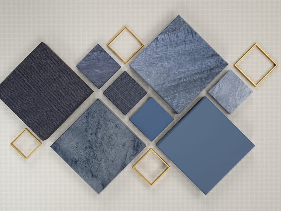 Fototapeta Geometryczne kształty na ścianie