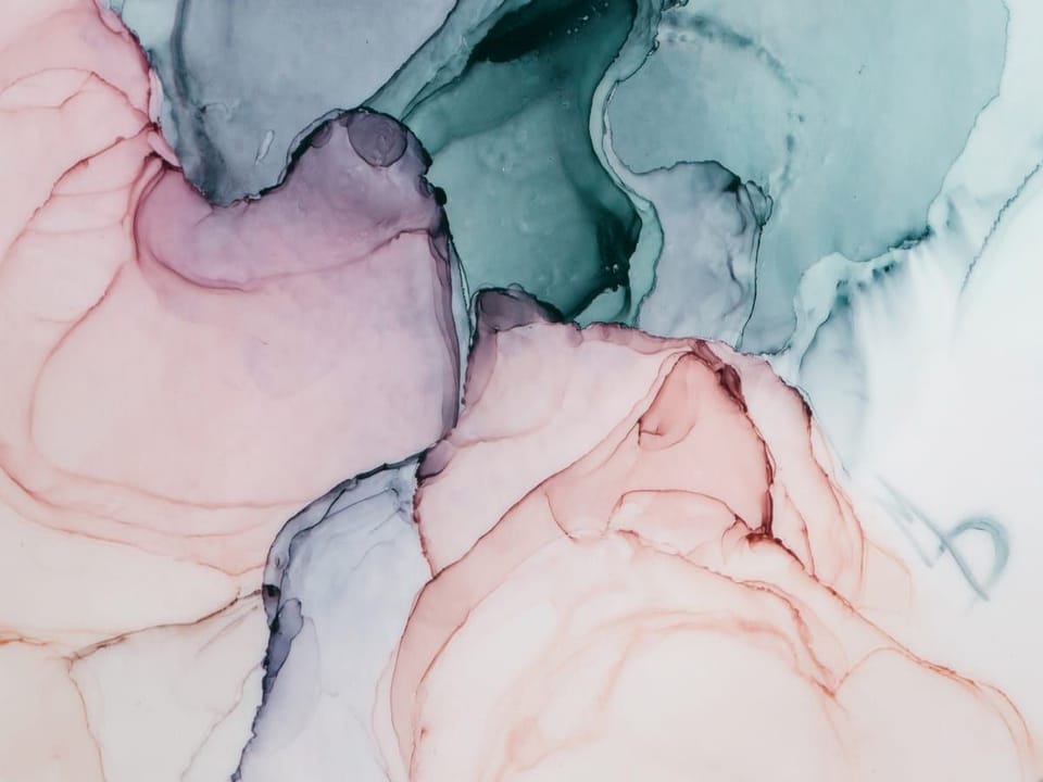 Fototapeta Kolorowe Plamy w Stonowanej Palecie