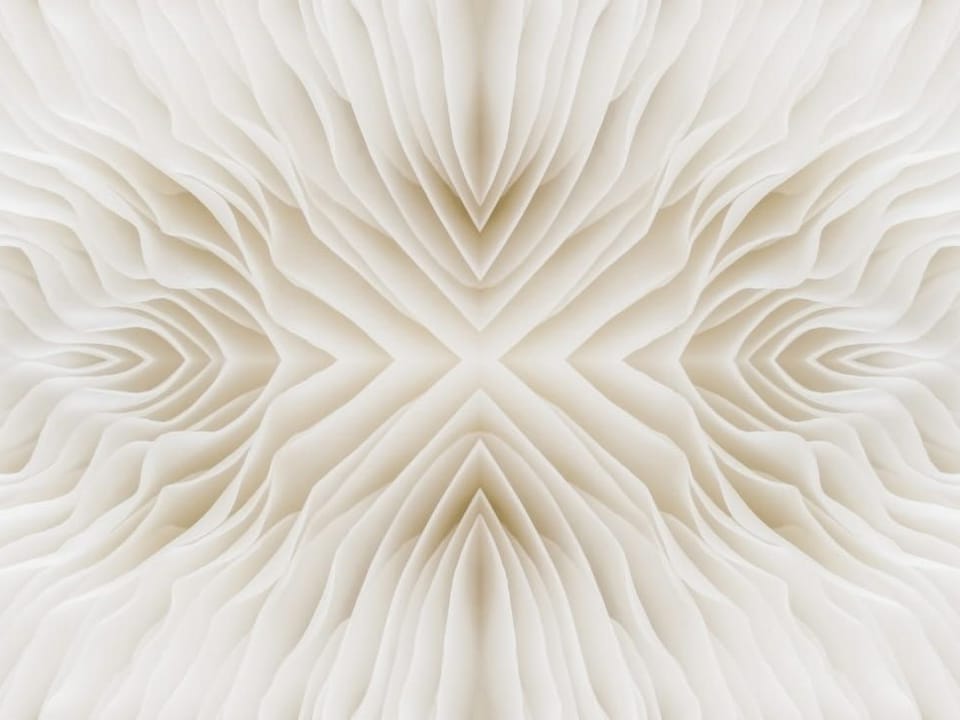 Fototapeta Symetryczne Fałdy 3D