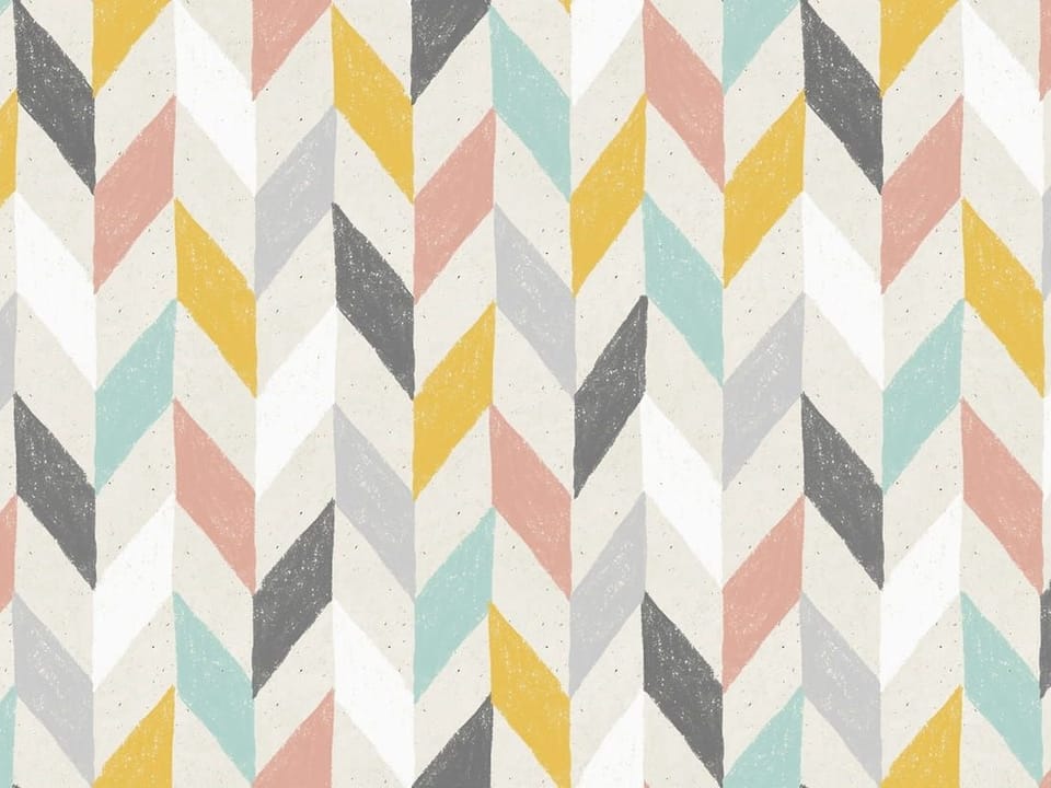 Fototapeta Jodełka z Kolorowymi Pasmami