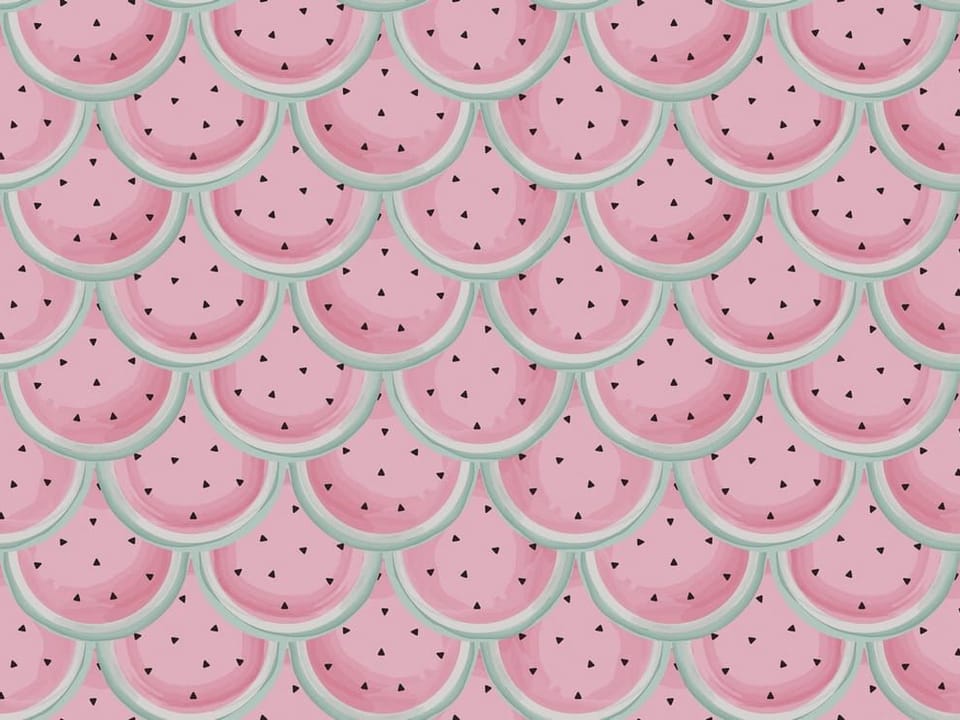 Fototapeta Wzór z plasterkami arbuza