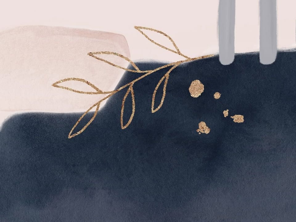 Fototapeta Abstrakcyjny wzór z liśćmi